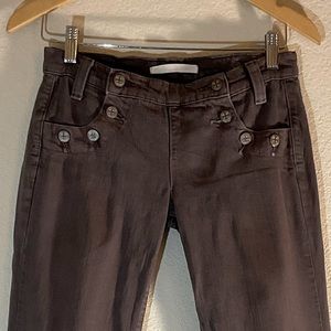 Anthropologie Freedom of Choice, Grey Sailor Jeans: Size 25